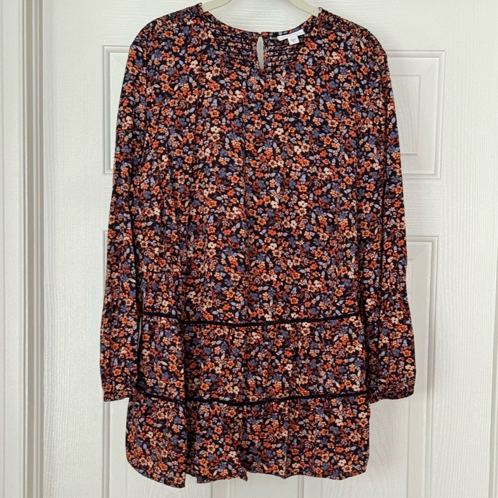 J.Jill Floral Tunic Top